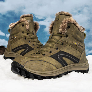 Stay Warm and Stylish: Winter Plus Velvet Warm Plus Size Hiking Boots