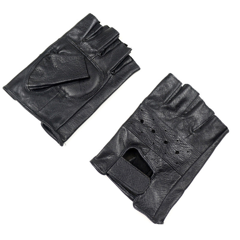 The Perfect Blend of Style and Functionality: Leather Half-Finger Gloves