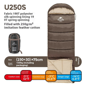 Experience Ultimate Comfort with the Envelope Hooded Sleeping Bag