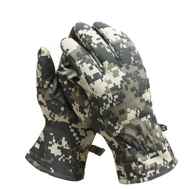 Outdoor Tactics Warm Soft Camouflage Gloves