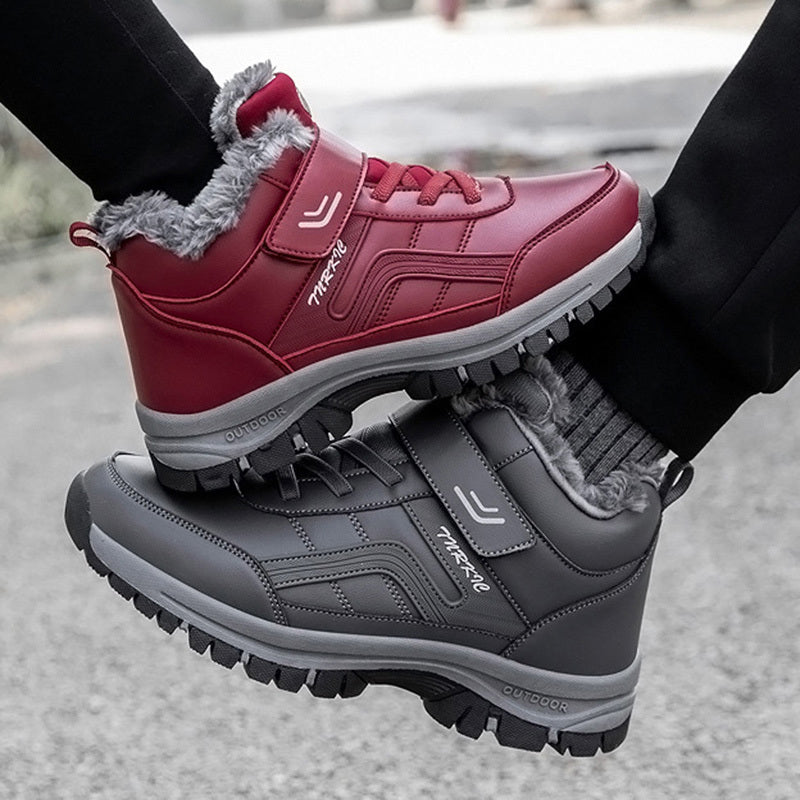 Winter Boots Women Men Warm Plush