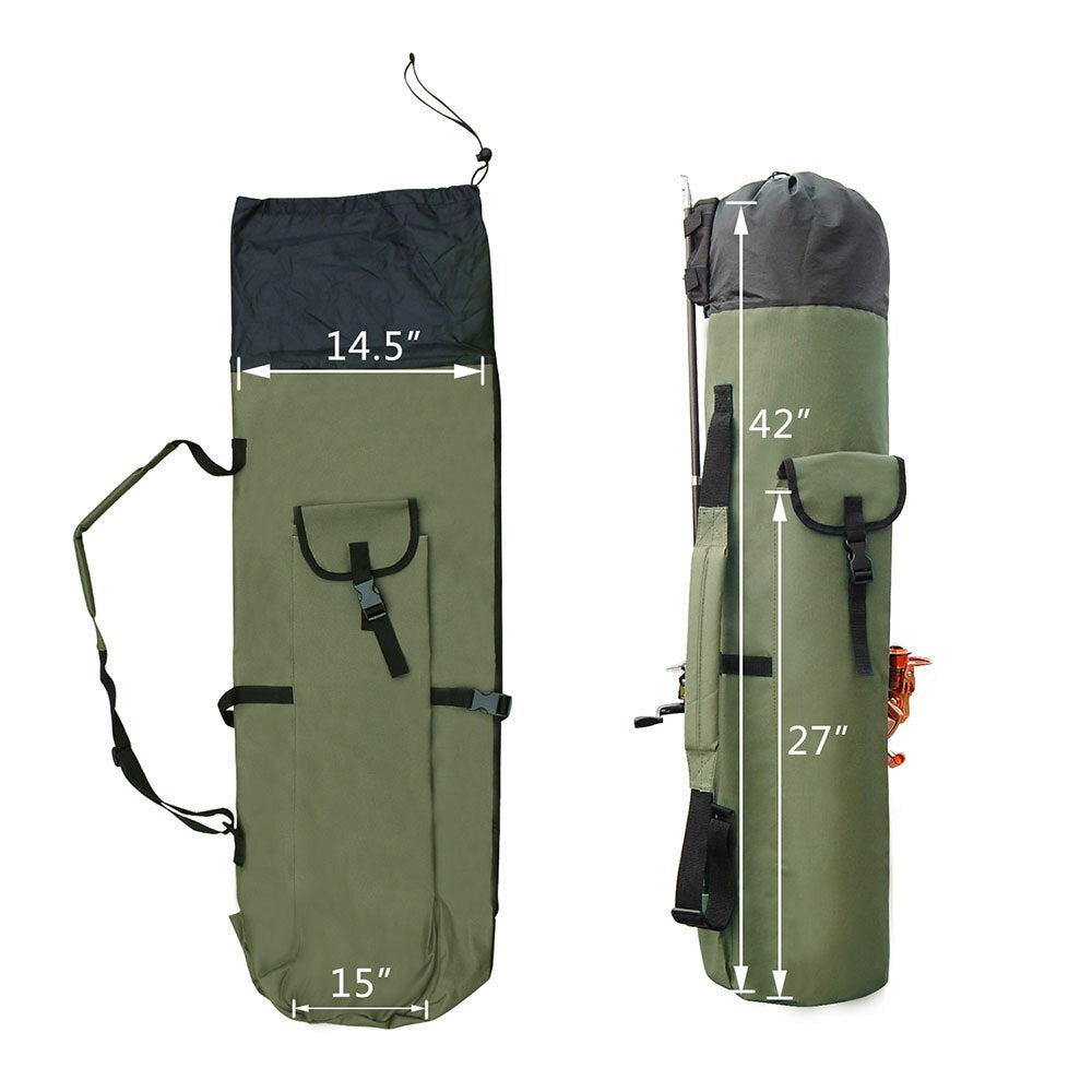 Fishing rod storage portable reel bag