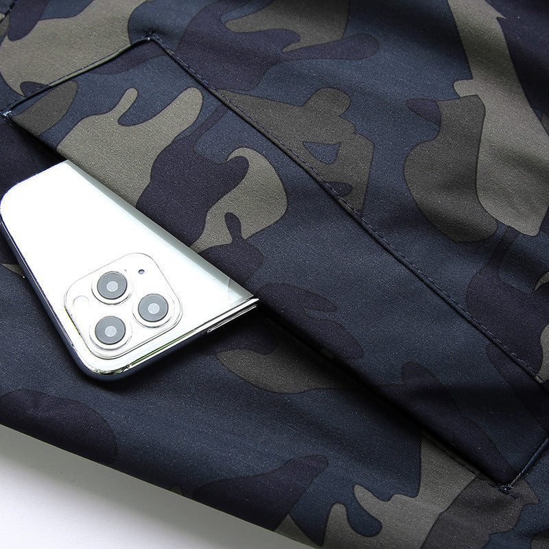 Hooded Loose Camouflage Casual Jacket