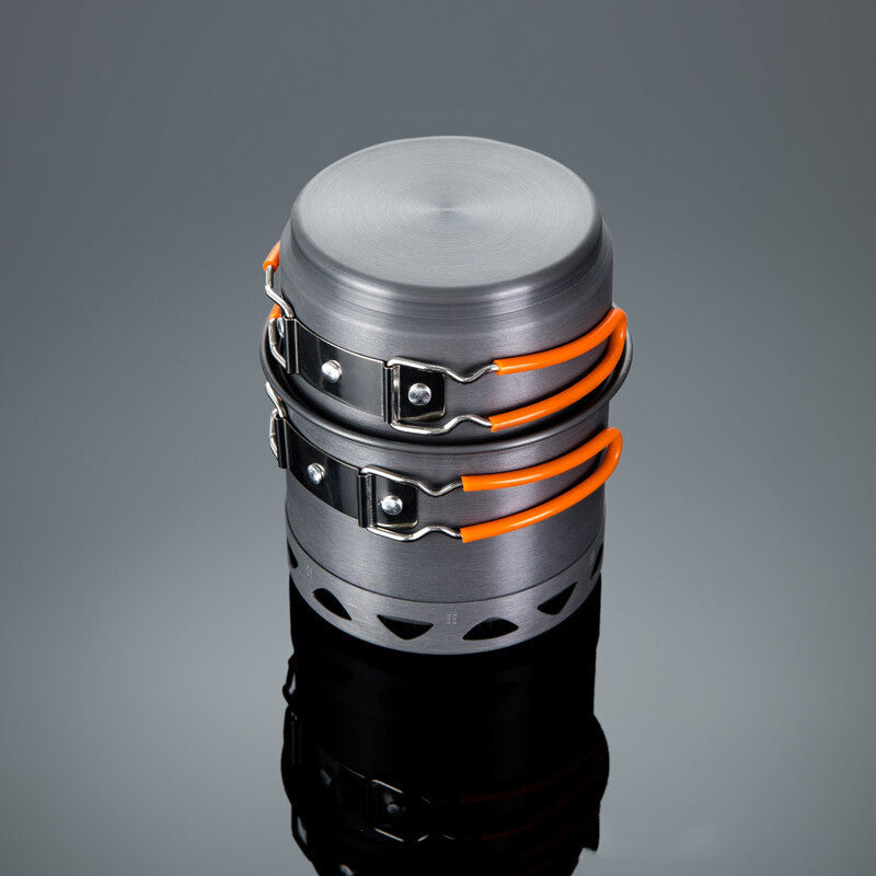 Outdoor Heat-collecting Single-pot  Camping Cookware