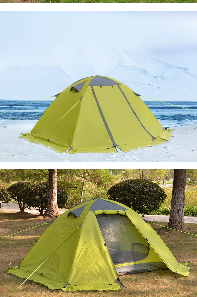 Outdoor Double Love Aluminum Camping Tent