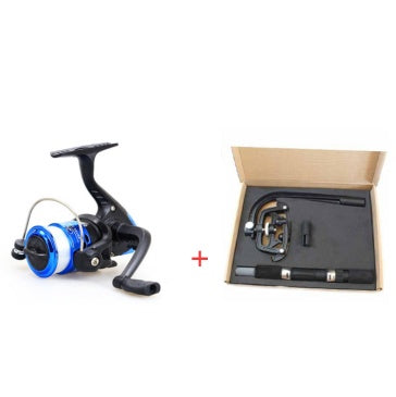 Spinning wheel fishing reel folding handle