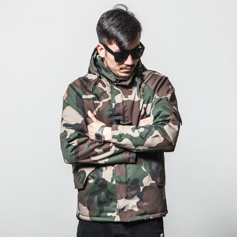Winter camouflage cotton jacket