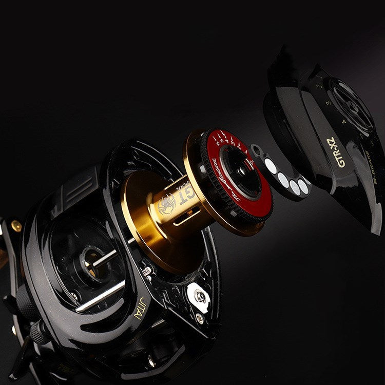 Carbon Fiber Magnetic Centrifugal Drop Fishing Reel