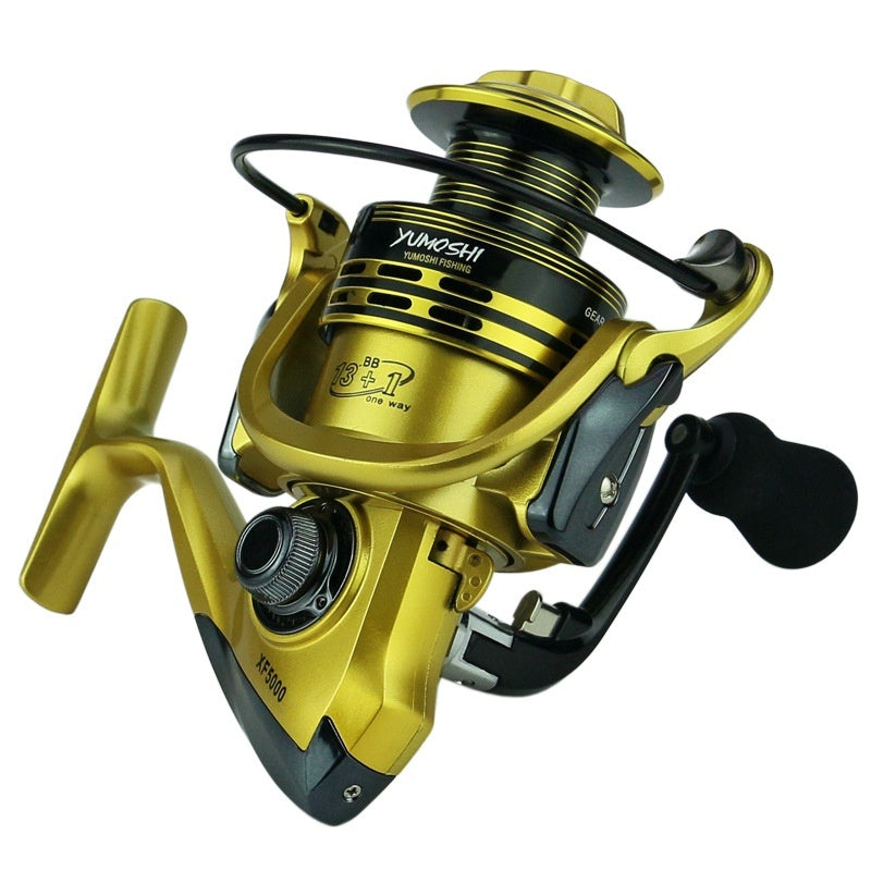 Telescopic Fishing Rod Metal Rocker Arm Fishing Reel