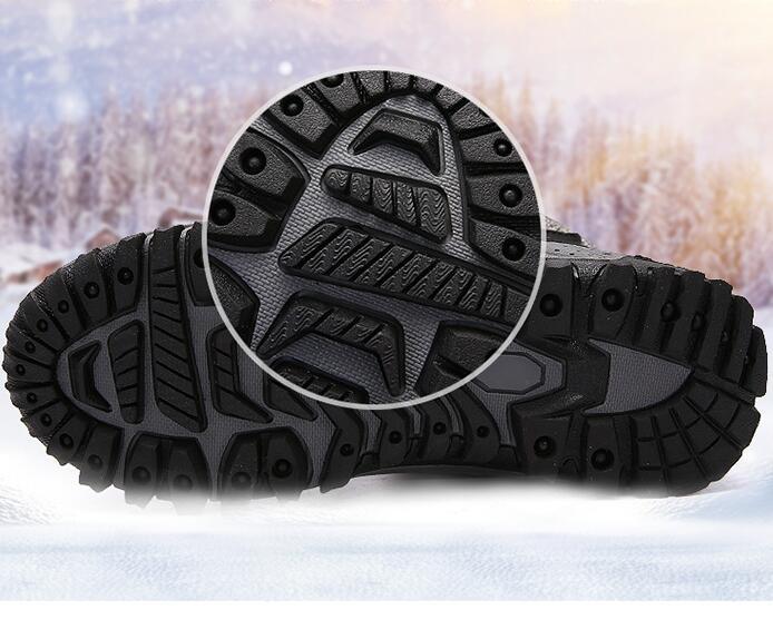 Autumn and winter outdoor snow boots female ski boots