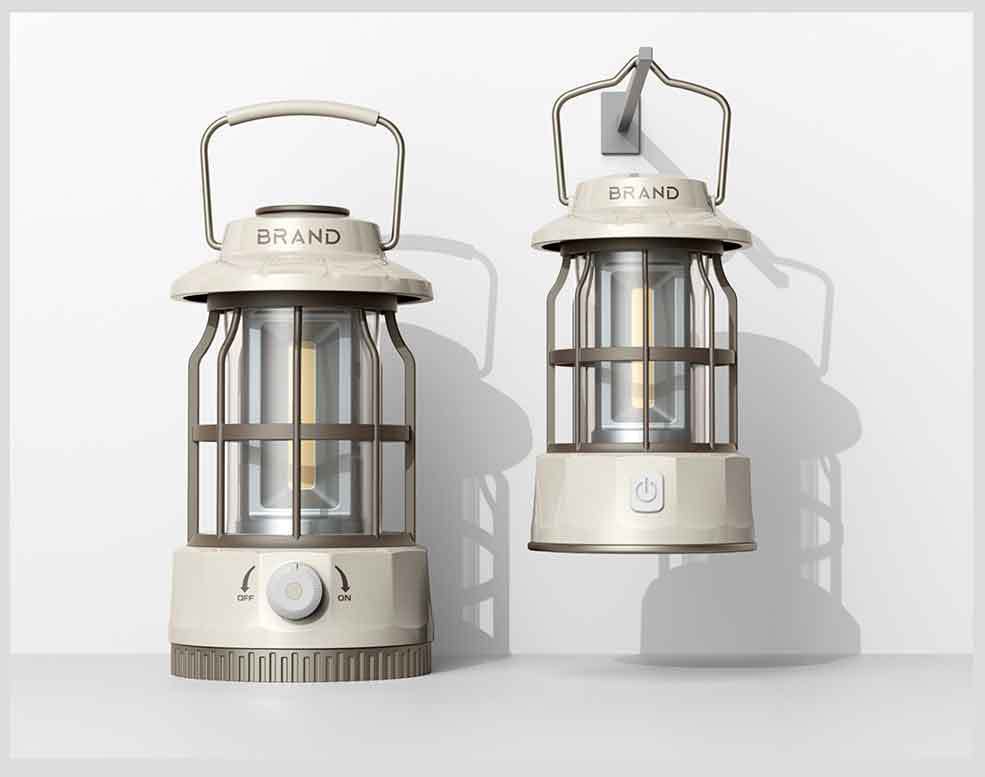 Vintage Style USB Rechargeable Tent Light