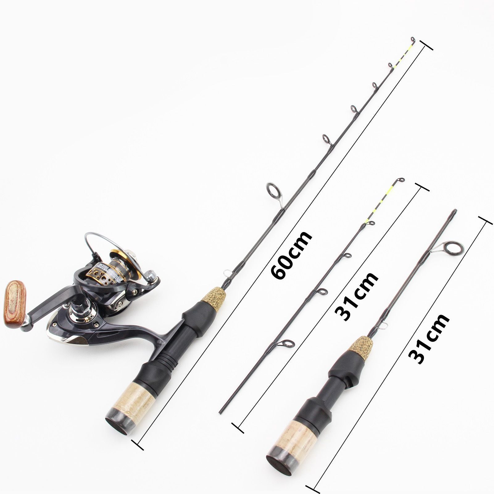 Double Tip Ice Fishing Rod