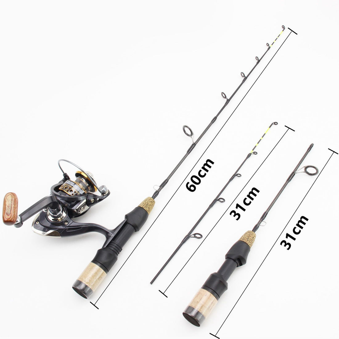 Double Tip Ice Fishing Rod