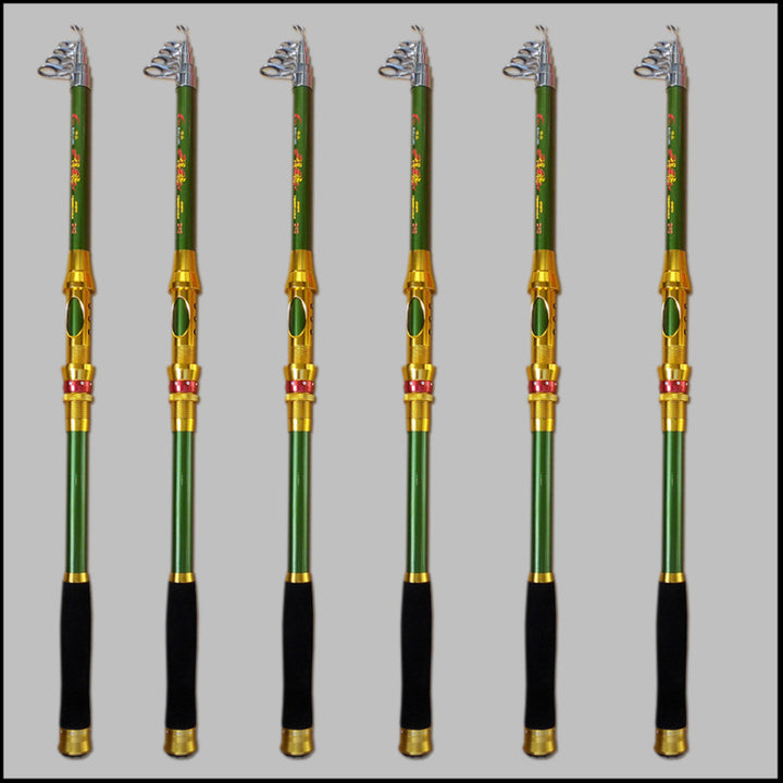 Glass steel pole fishing rod