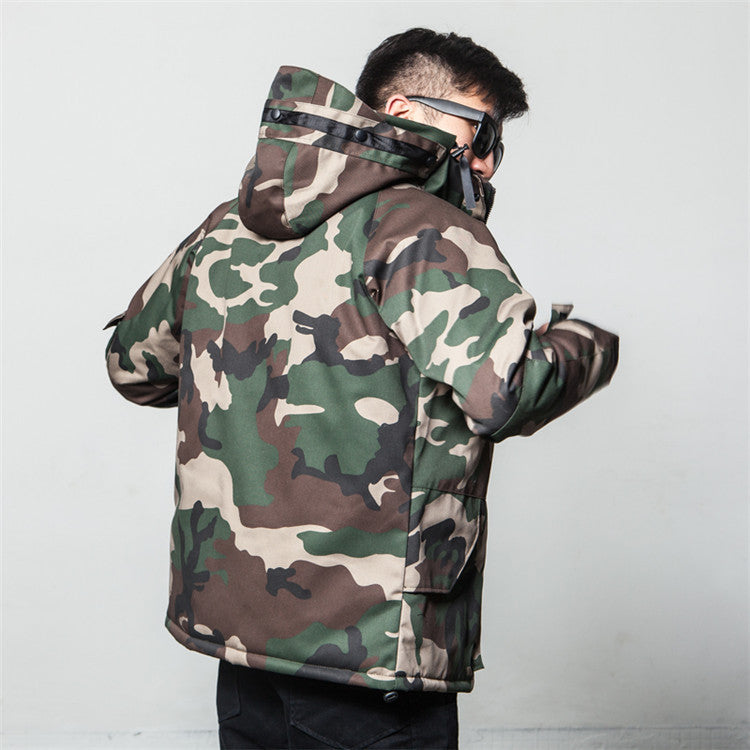 Winter camouflage cotton jacket