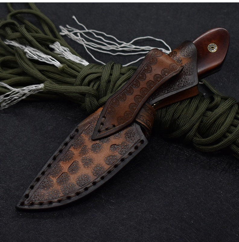 Small Straight Hunting Knife