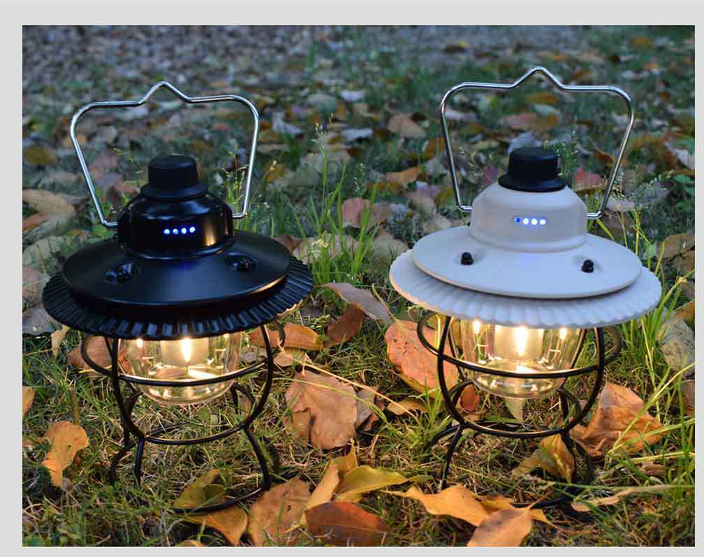 Vintage Style USB Rechargeable Tent Light