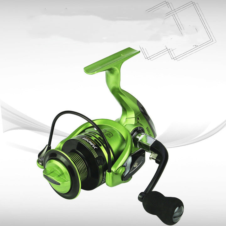 Telescopic Fishing Rod Metal Rocker Arm Fishing Reel