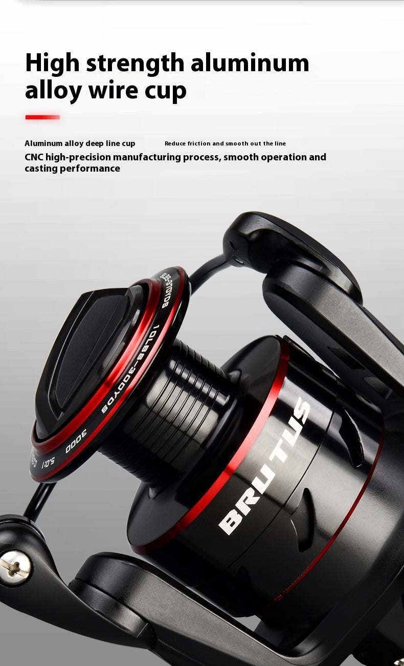 Telescopic Fishing Rod Fishing Reel All Metal