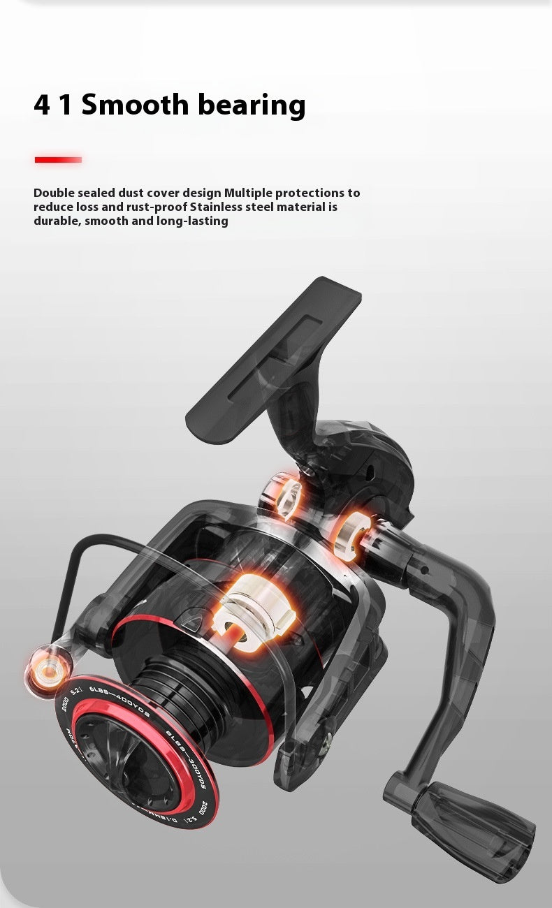 Telescopic Fishing Rod Fishing Reel All Metal