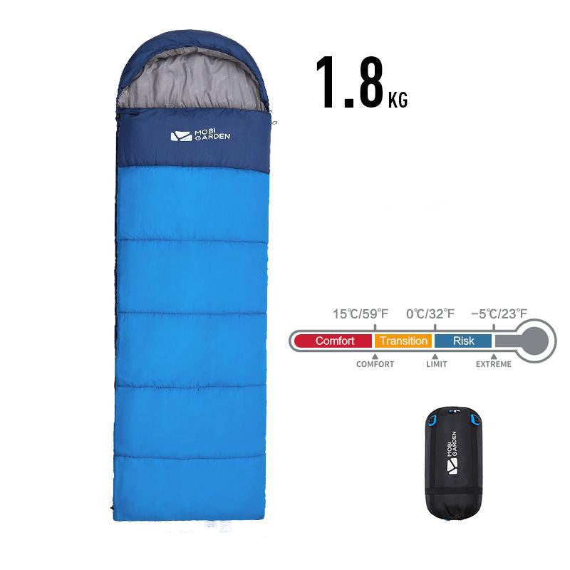 Sleeping Bag Mummy Outdoor Camping Thickened In Winter