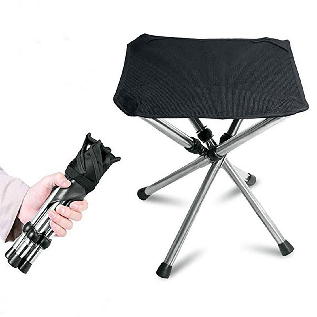 Stainless Steel Camping Chair Bench
