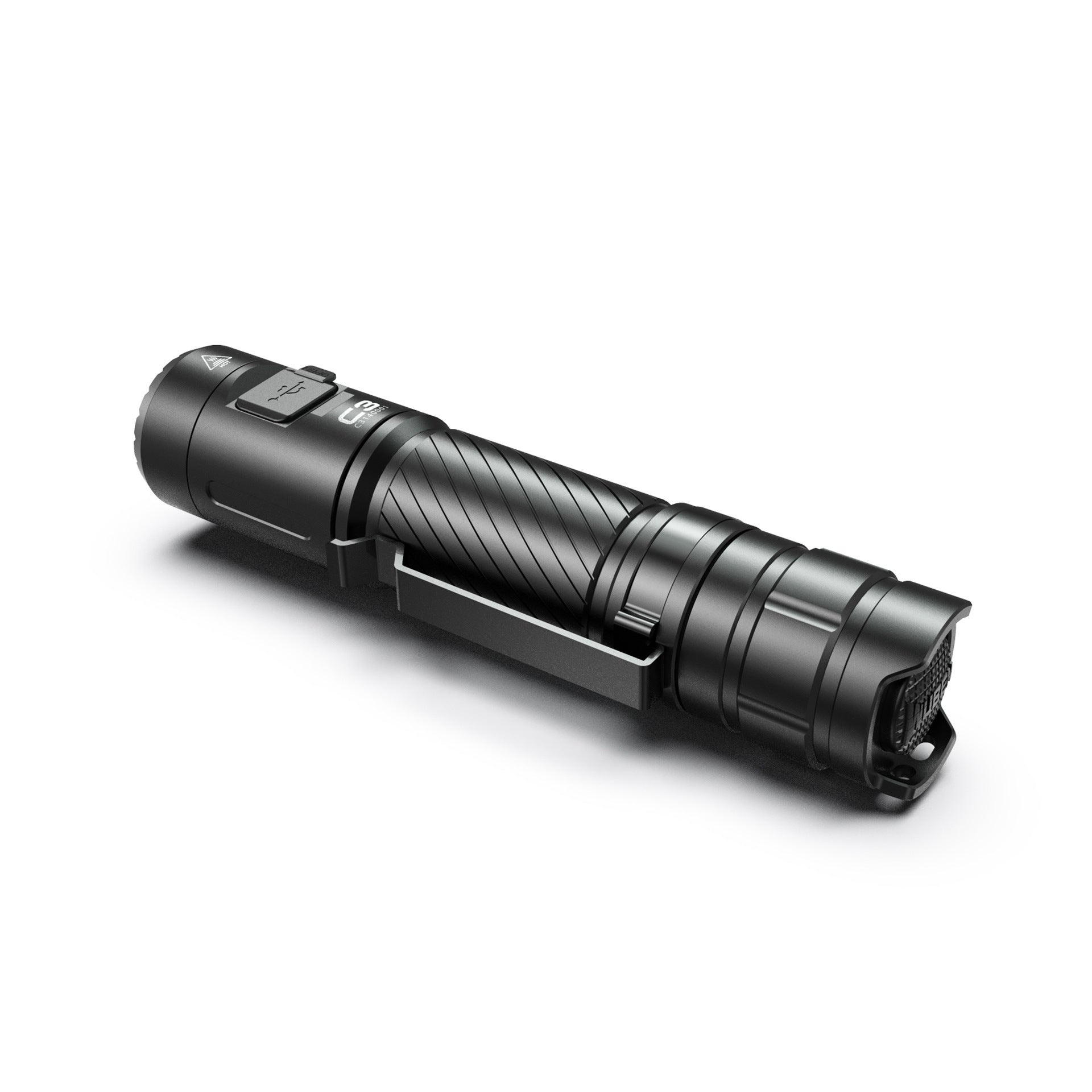 Outdoor Camping Home USB Rechargeable Glare Flashlight