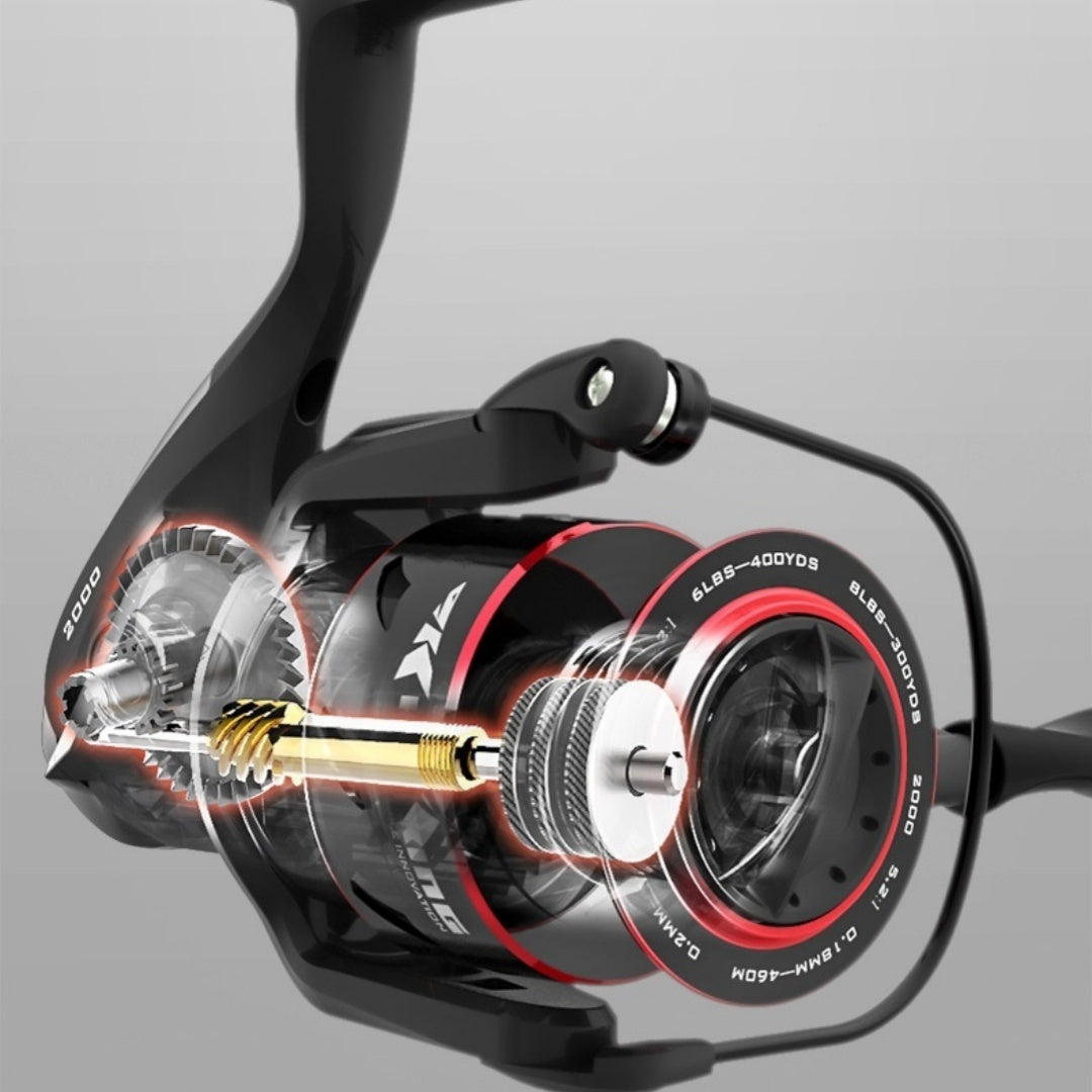Telescopic Fishing Rod Fishing Reel All Metal