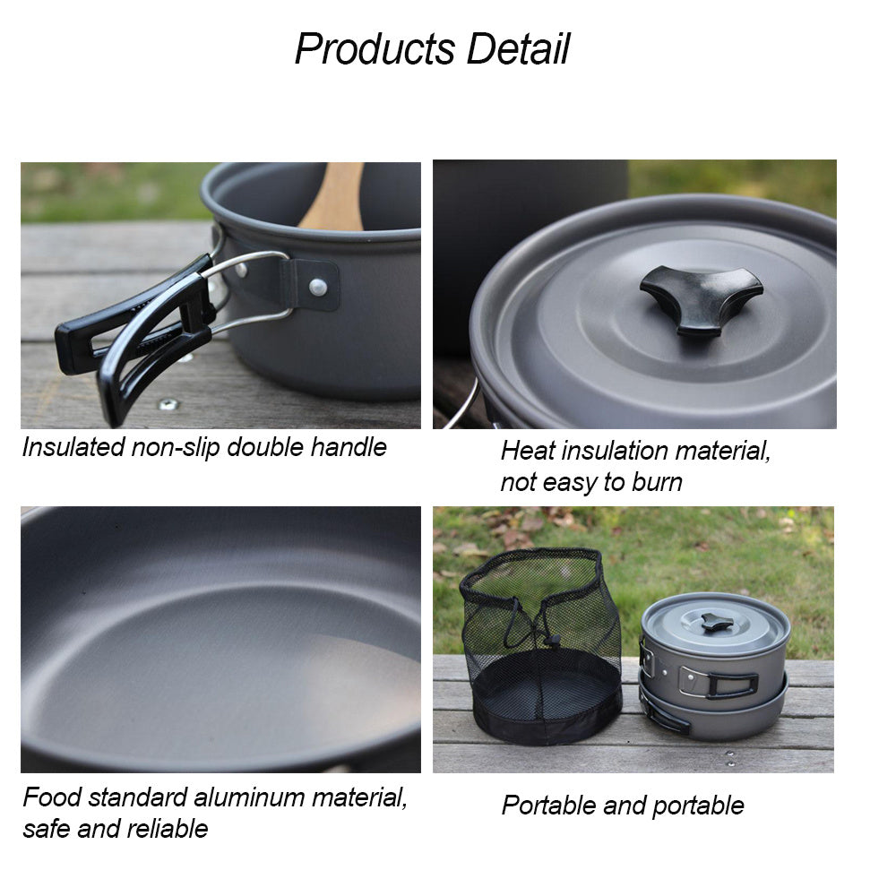 Outdoor Camping Hiking Cookware Tableware