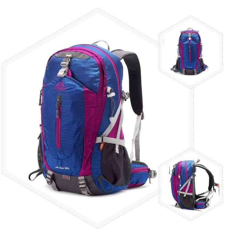 Mountaineering Hiking Leisure Travel Nylon Backpack