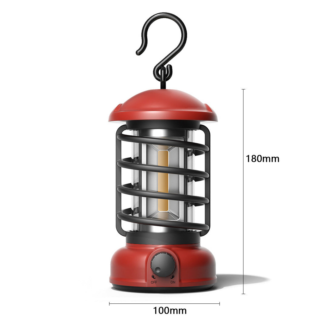 Portable Tent Light Retro Barn Lantern