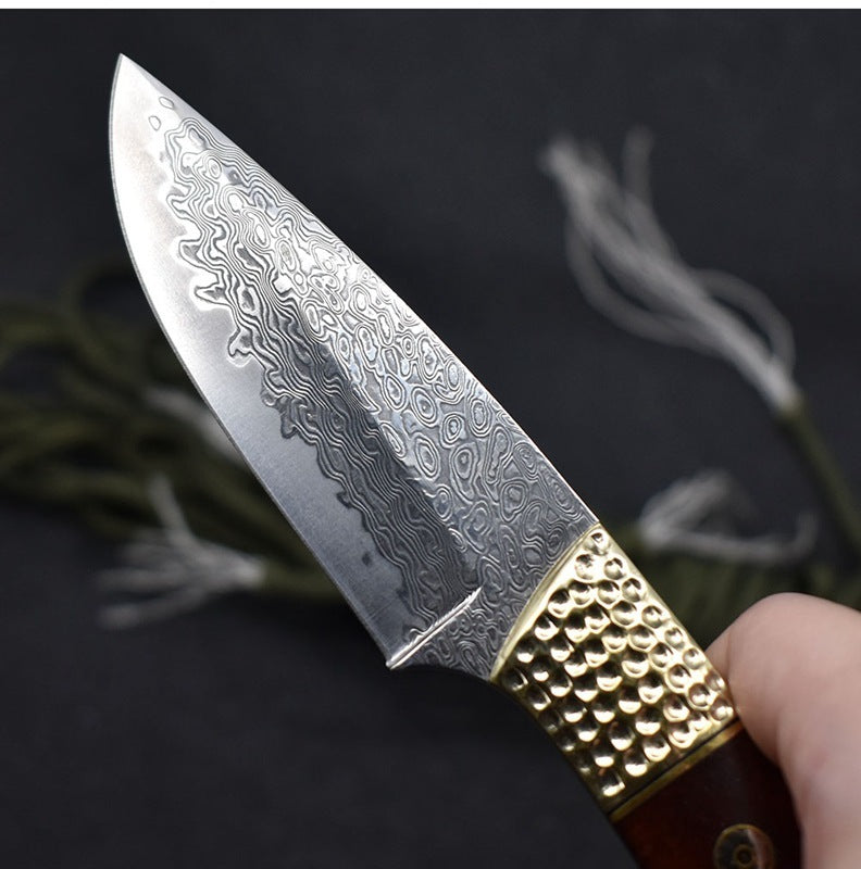 Small Straight Hunting Knife