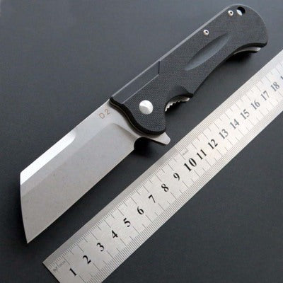 Handle Stainless Steel Folding Hunting Knife