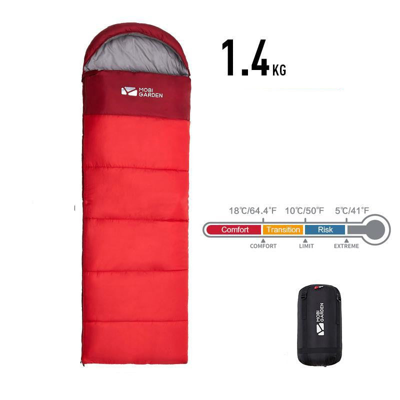 Sleeping Bag Mummy Outdoor Camping Thickened In Winter