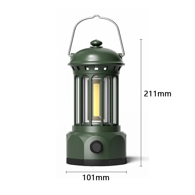 Portable Tent Light Retro Barn Lantern
