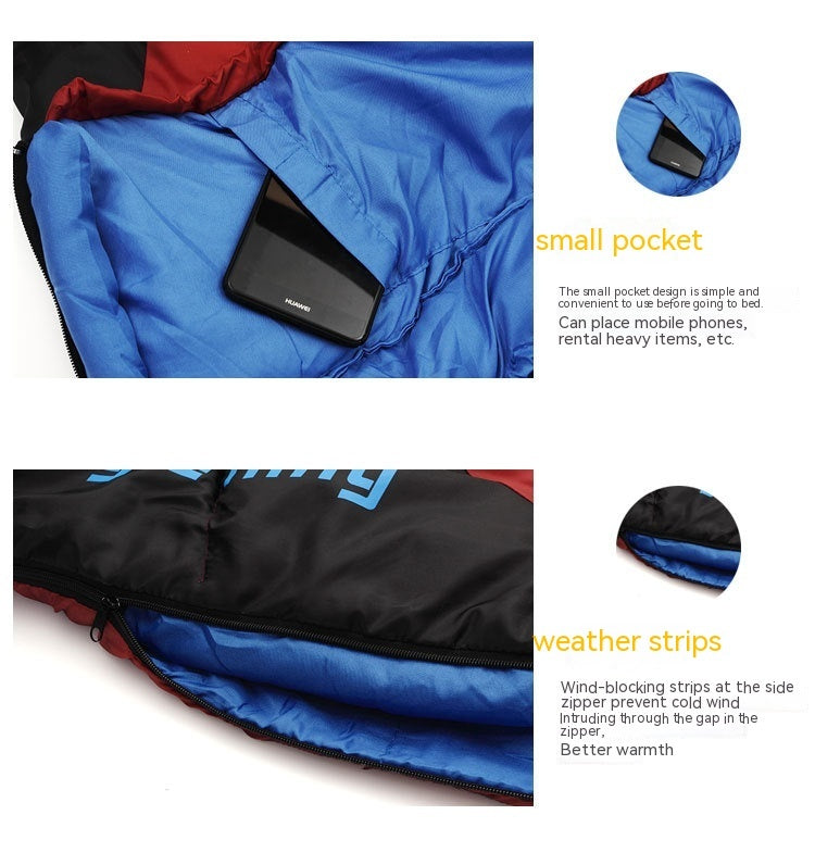 Outdoor Sleeping Bag Mummy Autumn And Winter