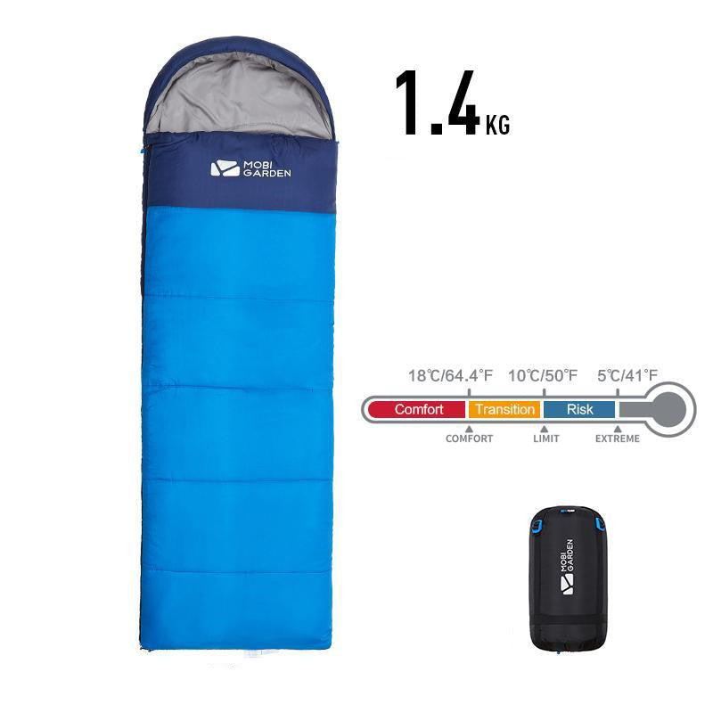 Sleeping Bag Mummy Outdoor Camping Thickened In Winter