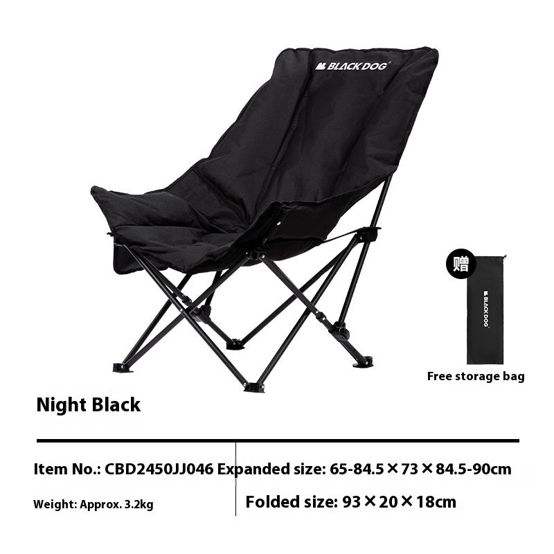 Camping Recliner Portable Thickened Folding Chair