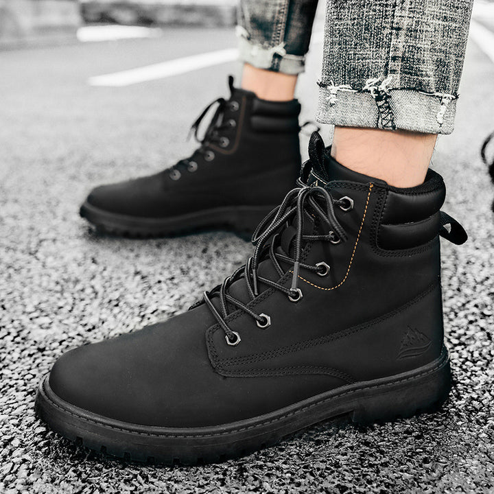 High-top Boots Outdoor Hiking Trend Men's Shoes