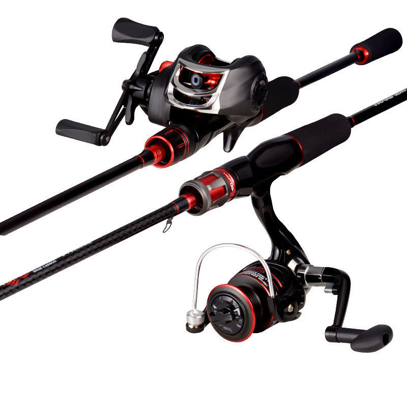 Straight Handle Carbon Double Pole